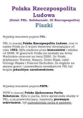 Jak Powstał PRL? Historia PRL w Pigułce dla Młodych