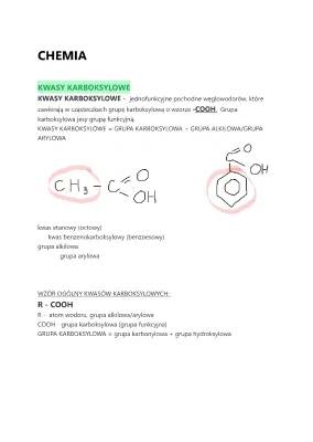 Kwasy Karboksylowe: Wzory, Właściwości i Ciekawostki