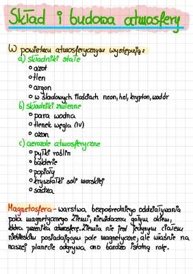 Skład i budowa atmosfery 