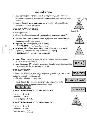 Fizyka Klasa 8 WSiP: Prąd Elektryczny i Napięcie