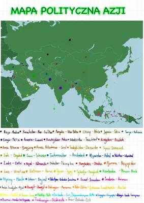 Poznaj Azję: Państwa i Stolice - Quizy i Mapy!