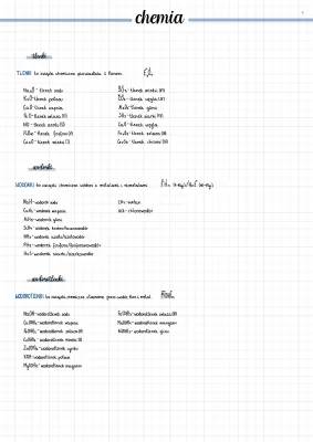 Wzory i nazwy tlenków, wodorków, wodorotlenków – klasa 7, kartkówki, sprawdziany, zadania