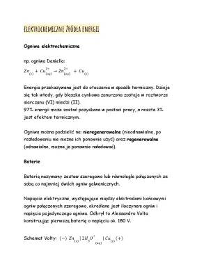 Elektrochemiczne Źródła Energii: Budowa, Rodzaje i Działanie - Akumulatory i Ogniwa Galwaniczne