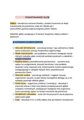 Jak czynniki glebotwórcze i warunki klimatyczne wpływają na bielicowanie i brunatnienie gleby?