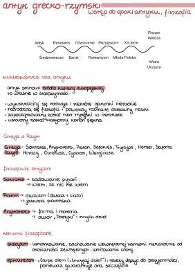 Historia filozofii antycznej: Notatka dla dzieci