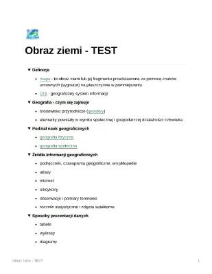 Obraz Ziemi: Sprawdzian, Zadania Maturalne, i Geografia dla Dzieci