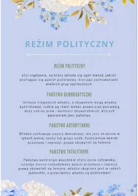 Reżim Polityczny: Rodzaje, Przykłady i Cechy w Polsce i na Świecie