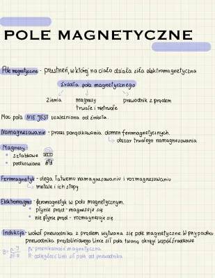 Pole magnetyczne i Elektromagnetyzm klasa 8 i Liceum - Indukcja, Prąd, Transformatory