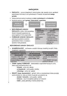 Co to jest ewolucja? Dowody i mechanizmy w biologii klasa 8