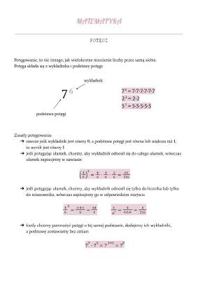 Jak obliczyć potęgi klasa 4 - Zasady, Dodawanie, Mnożenie, Dzielenie i Zadania