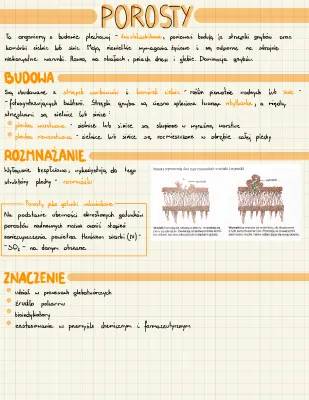 Grzyby i Porosty: Biologia Rozszerzona Test - Skala i Budowa Porostów (klasa 5)