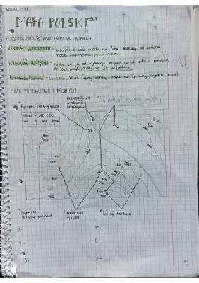 Geografia klasa 5: Ukształtowanie powierzchni na mapach - Testy i Zadania