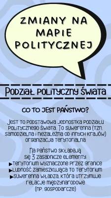 Zmiany na mapie politycznej świata - sprawdzian Oblicza geografii 2