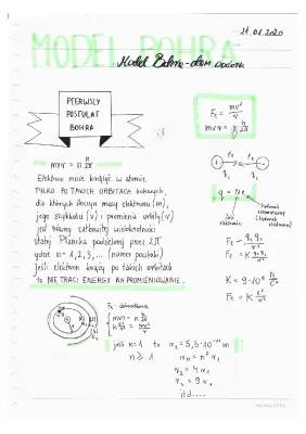 Poznaj 2 Postulat Bohra i Model Atomu Wodoru