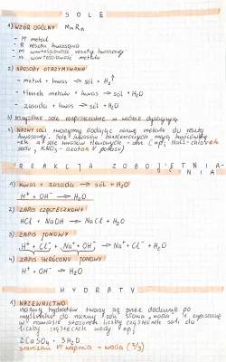 Wzory i Nazwy Soli: Zadania i Metody na Kartkówkę dla Klasy 8