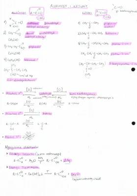 Fun with Aldehydes and Ketones: Easy Tasks and Cool Reactions