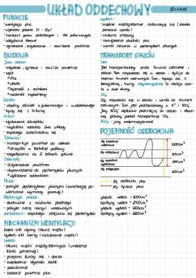 Funkcje i Budowa Układu Oddechowego - Prezentacja