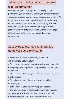 Bezpieczeństwo Domowej Sieci Elektrycznej: 10 Zasad i Prezentacja