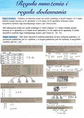 Kombinatoryka dla Dzieci: Reguła Dodawania i Mnożenia