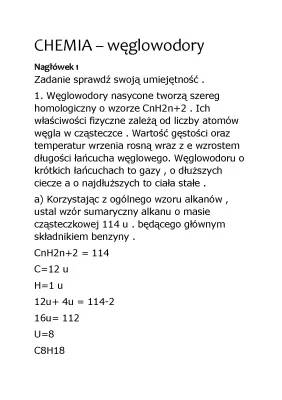 Wszystko o Węglowodorach: Właściwości i Spalanie Gazów