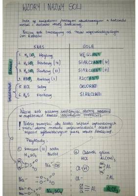 Wzory i Nazwy Soli dla Klasy 8 - Fajna Kartkówka!