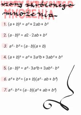 Wzory skróconego mnożenia - Przykłady i Zestaw Zadań dla 1 Liceum