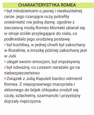 Romeo i Julia - Charakterystyka Bohaterów i Streszczenie