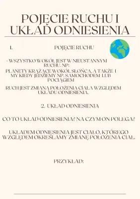 Ruch jednostajny prostoliniowy i kinematyka klasa 7: zadania z odpowiedziami i wykresami