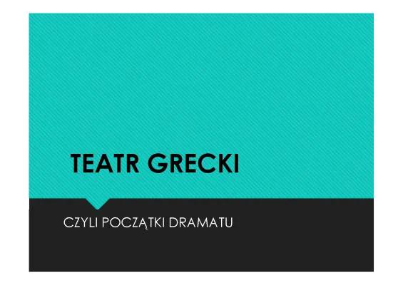 Teatr grecki: Budowa, Historia i Ciekawostki