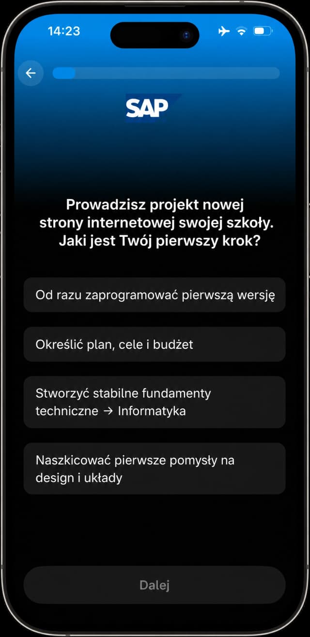 Quiz wiedzy w Gen Z Studio
