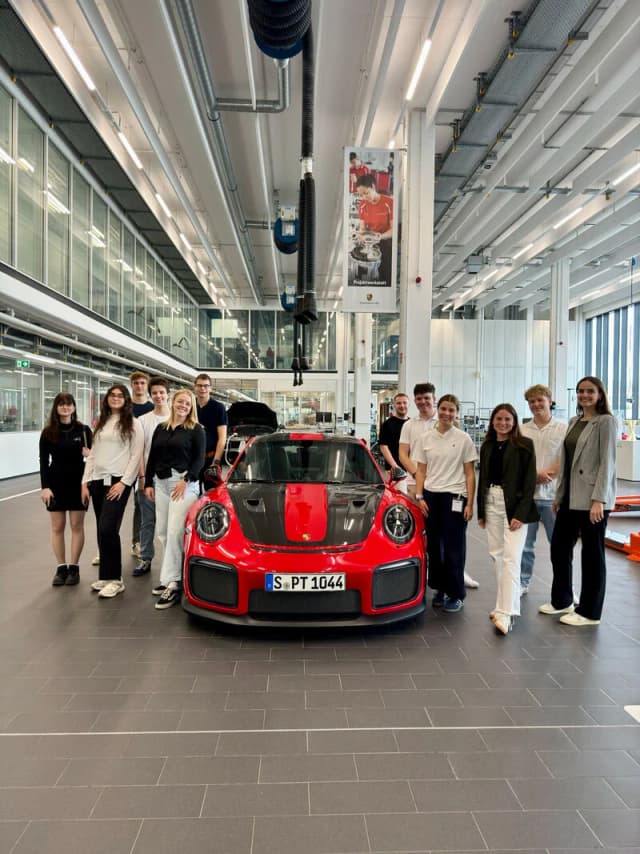 Zwiedzanie fabryki Porsche
