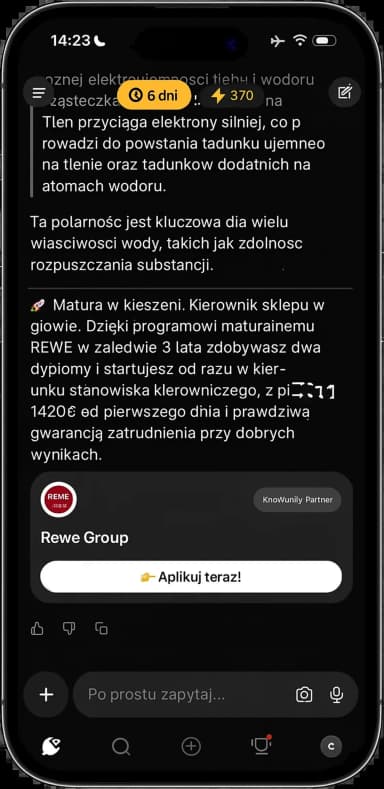 SchoolGPT Ad REWE