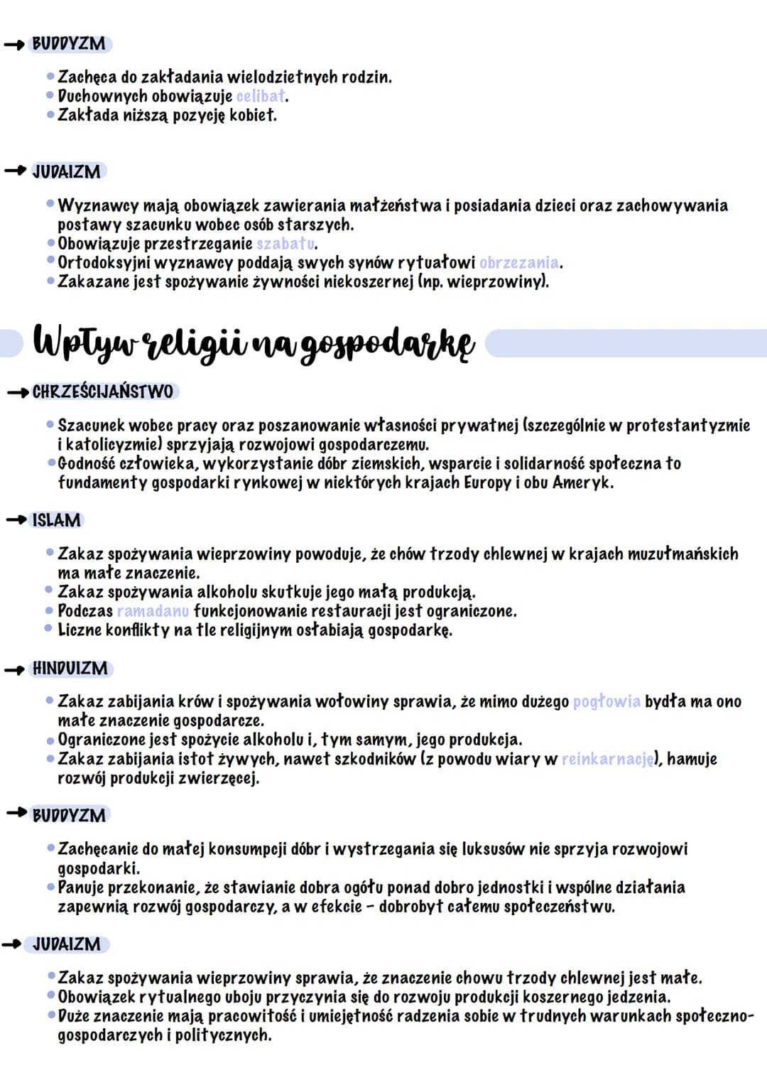 
<p>Religia to system wierzeń oraz powiązanych z nimi obrzędów i zasad moralnych, które określają relację między sferą boską (świętością) a 