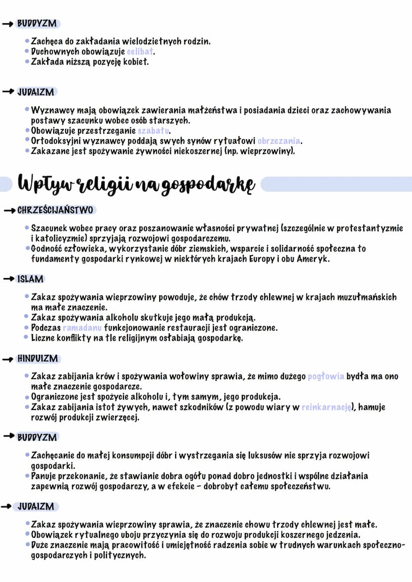 
<p>Religia to system wierzeń oraz powiązanych z nimi obrzędów i zasad moralnych, które określają relację między sferą boską (świętością) a 