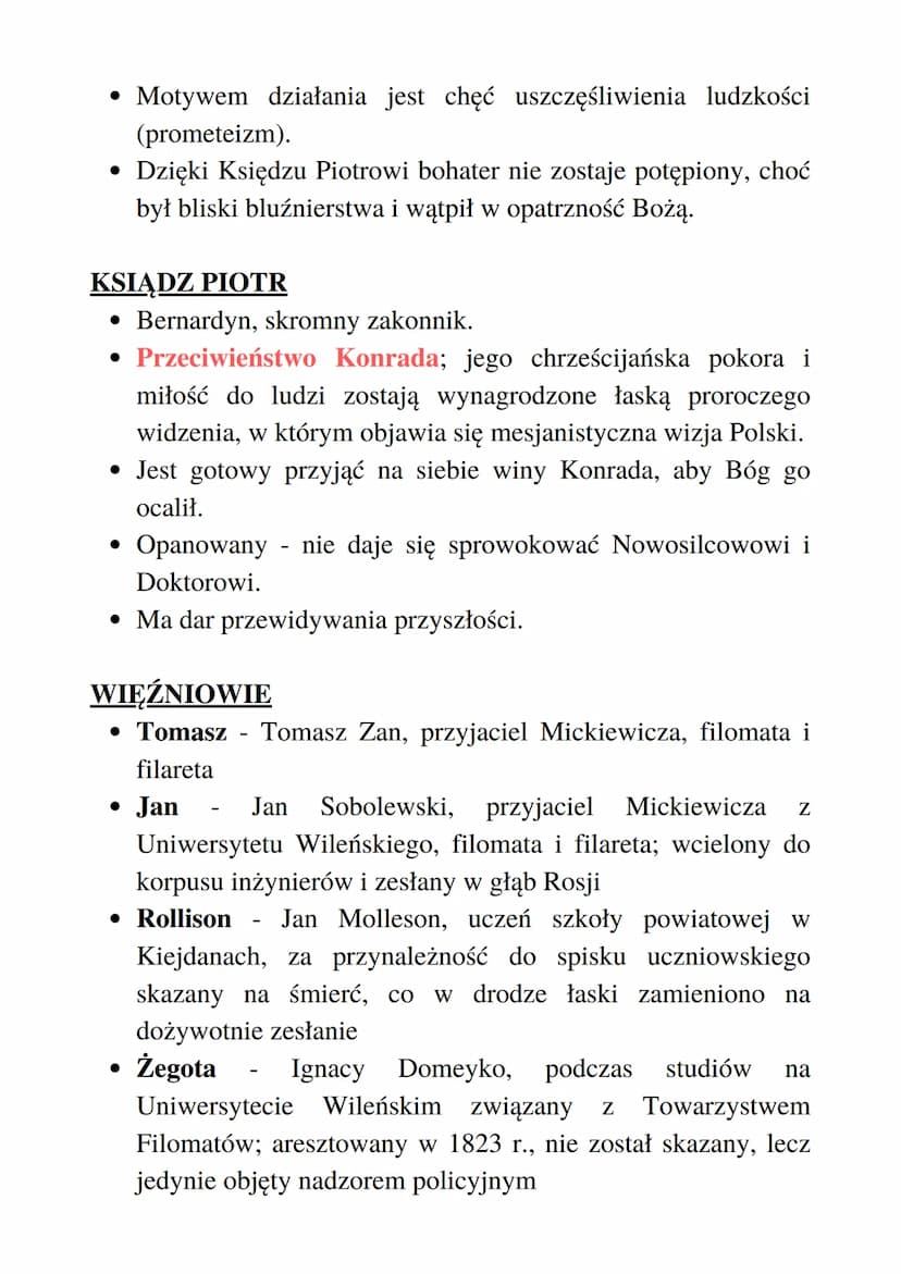 Dziady cz. III
epoka: romantyzm
dramat
romantyczny
●
autor: Adam
Mickiewicz
autentyczne
wydarzenia
01
napisane w 1832 r.
dziady drezdeńskie
