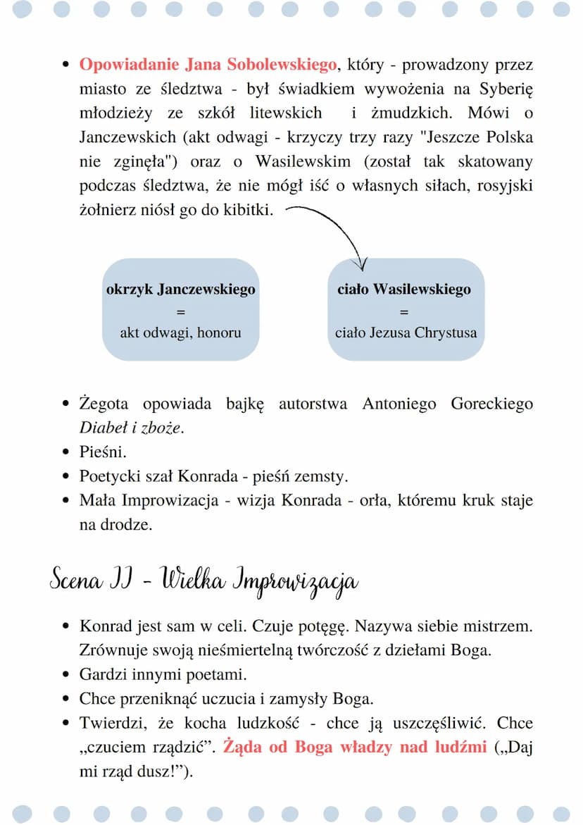 Dziady cz. III
epoka: romantyzm
dramat
romantyczny
●
autor: Adam
Mickiewicz
autentyczne
wydarzenia
01
napisane w 1832 r.
dziady drezdeńskie
