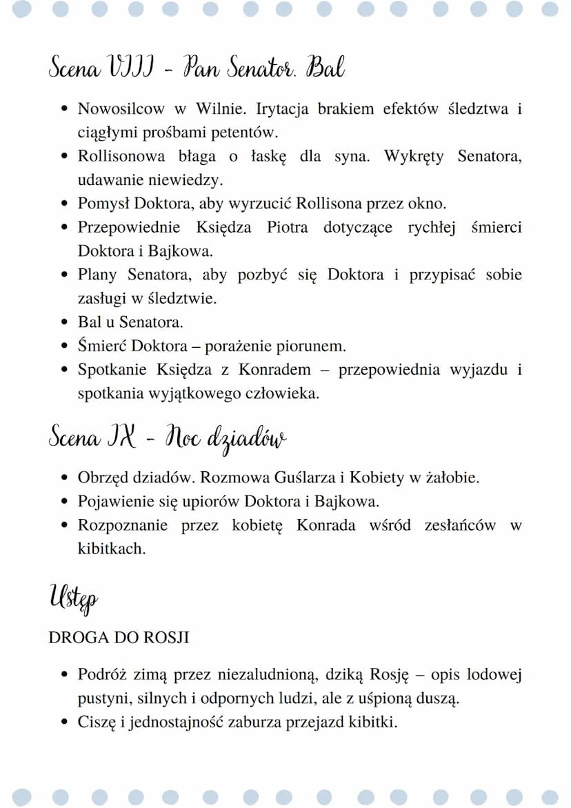Dziady cz. III
epoka: romantyzm
dramat
romantyczny
●
autor: Adam
Mickiewicz
autentyczne
wydarzenia
01
napisane w 1832 r.
dziady drezdeńskie
