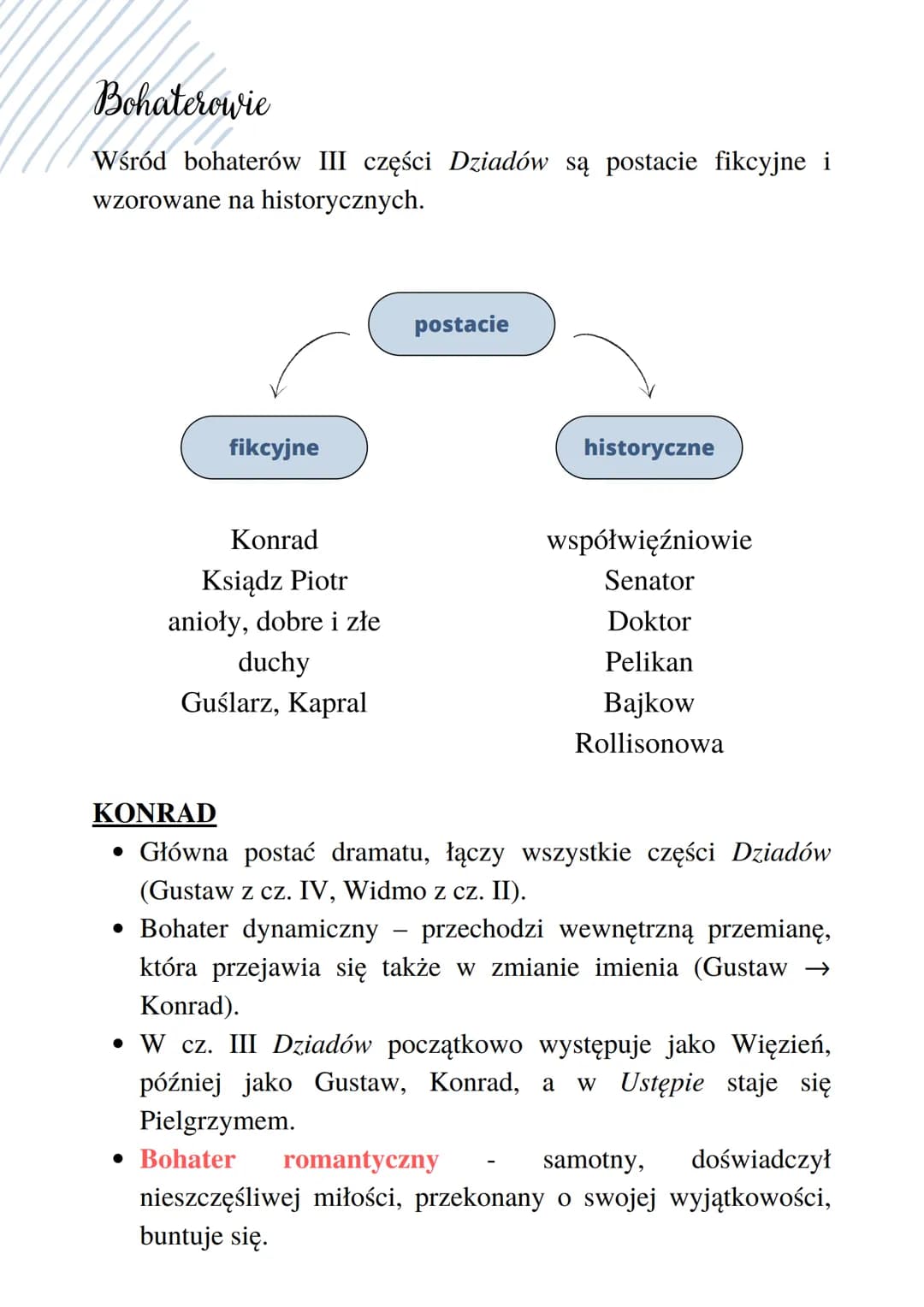 Dziady cz. III
epoka: romantyzm
dramat
romantyczny
●
autor: Adam
Mickiewicz
autentyczne
wydarzenia
01
napisane w 1832 r.
dziady drezdeńskie
