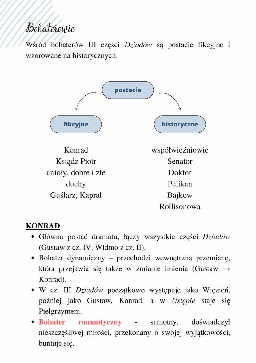 Dziady cz. III
epoka: romantyzm
dramat
romantyczny
●
autor: Adam
Mickiewicz
autentyczne
wydarzenia
01
napisane w 1832 r.
dziady drezdeńskie
