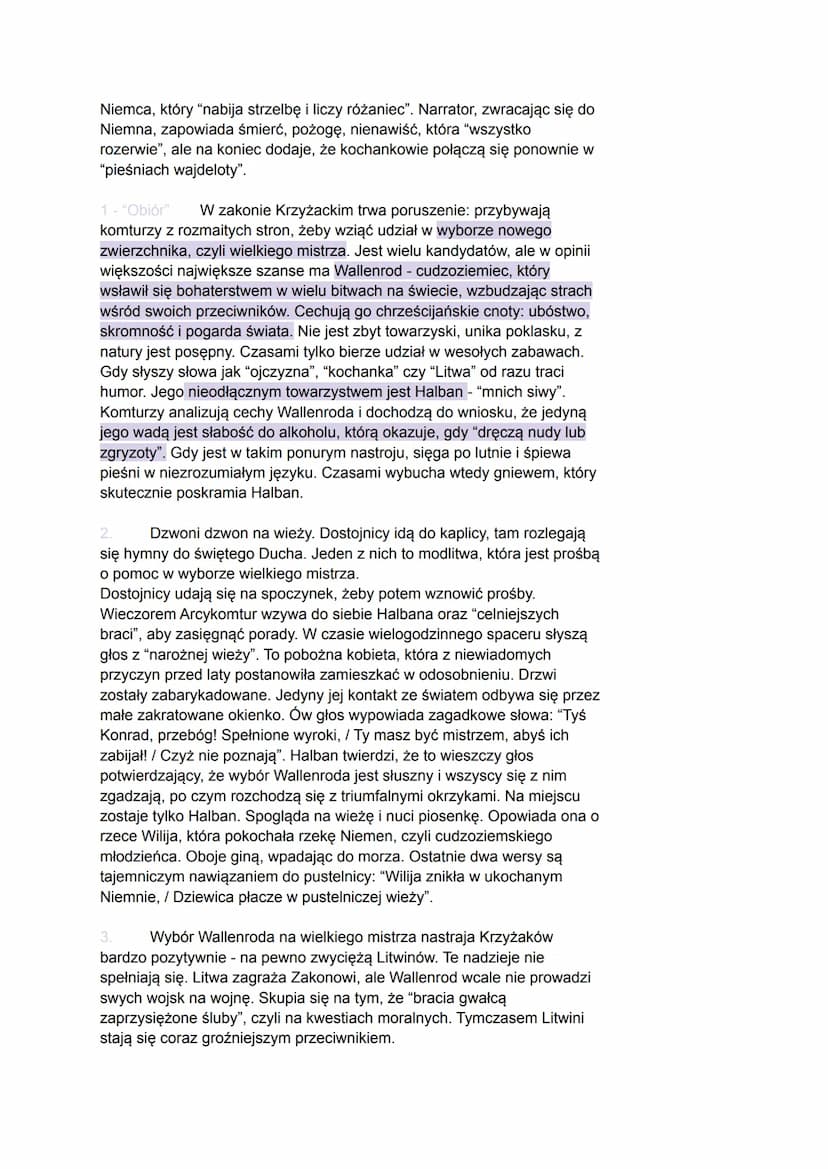 
<p>Utwór "Konrad Wallenrod" to dzieło Adama Mickiewicza, które zostało opublikowane w 1828 roku, w epoce romantyzmu. Autor, będąc członkiem
