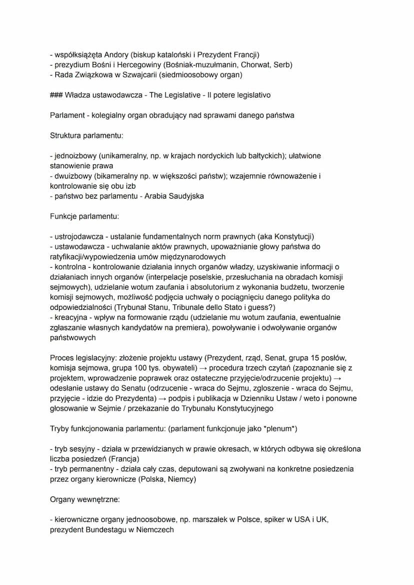 # Ustroje polityczne współczesnych państw
### Sprawowanie władzy
Podmioty władzy:
- zbiorowy suweren - ogół obywateli danego państwa (zasada