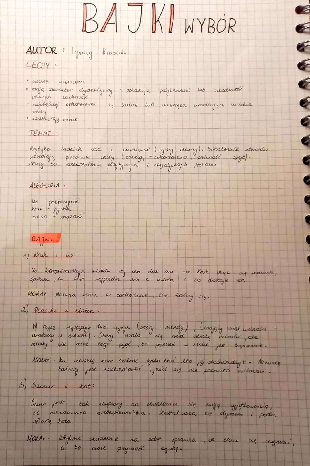 AUTOR:
CECHY:
.
pisane wierszem
mają charakter dydaktyczny
рейлум
sochowań.
• najczęściej bohaterami
verty
saitierają morat
TEMAT:
Krytyka l