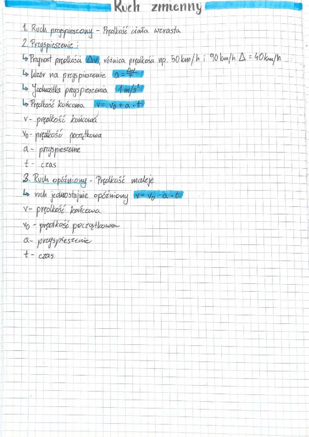 Ruch zmienny w fizyce