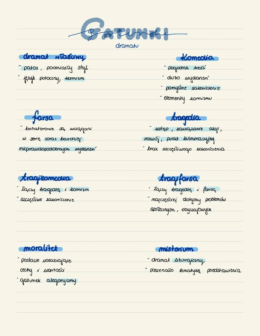 -
Rodzaje literackie
Epika
narrator
-Świat predstawiony
fabula
-utwór prozatorski
- brak
-rytm
- monolog liryczny
- myśli, wrazenia i prezyc