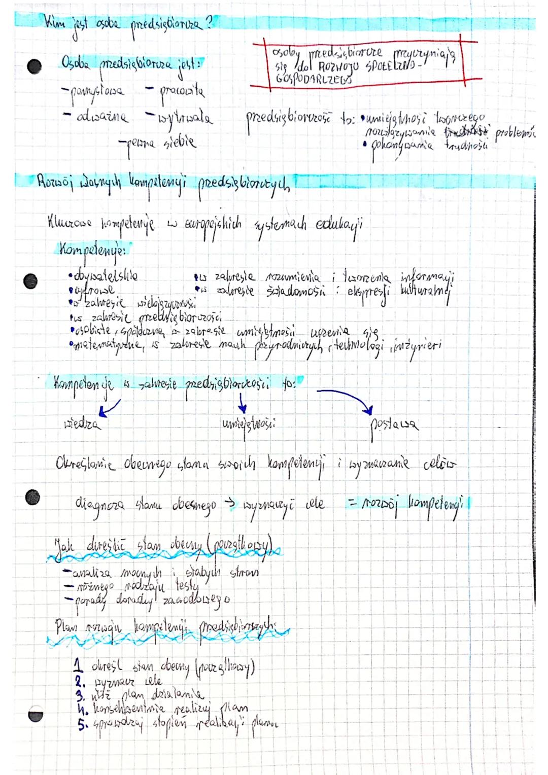 Kim jest osoba przedsiębioruze ?
Osoba przedsiębioruze jest:
-pasnystawe
- prococite
- adwaine - wytrwale przedsiębiorczośe to: • umiejętche