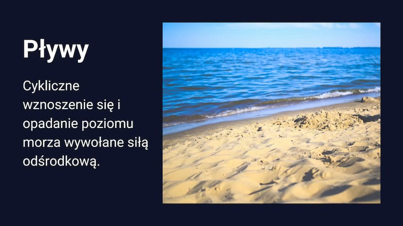 DYNAMIKA MÓRZ I
OCEANÓW
POZIOM ROZSZERZONY Spis
tresch
1. Pionowe ruchy wody.
2. Prądy morskie
3. Mechanizm ENSO
4. Falowanie Pionowe ruchy 