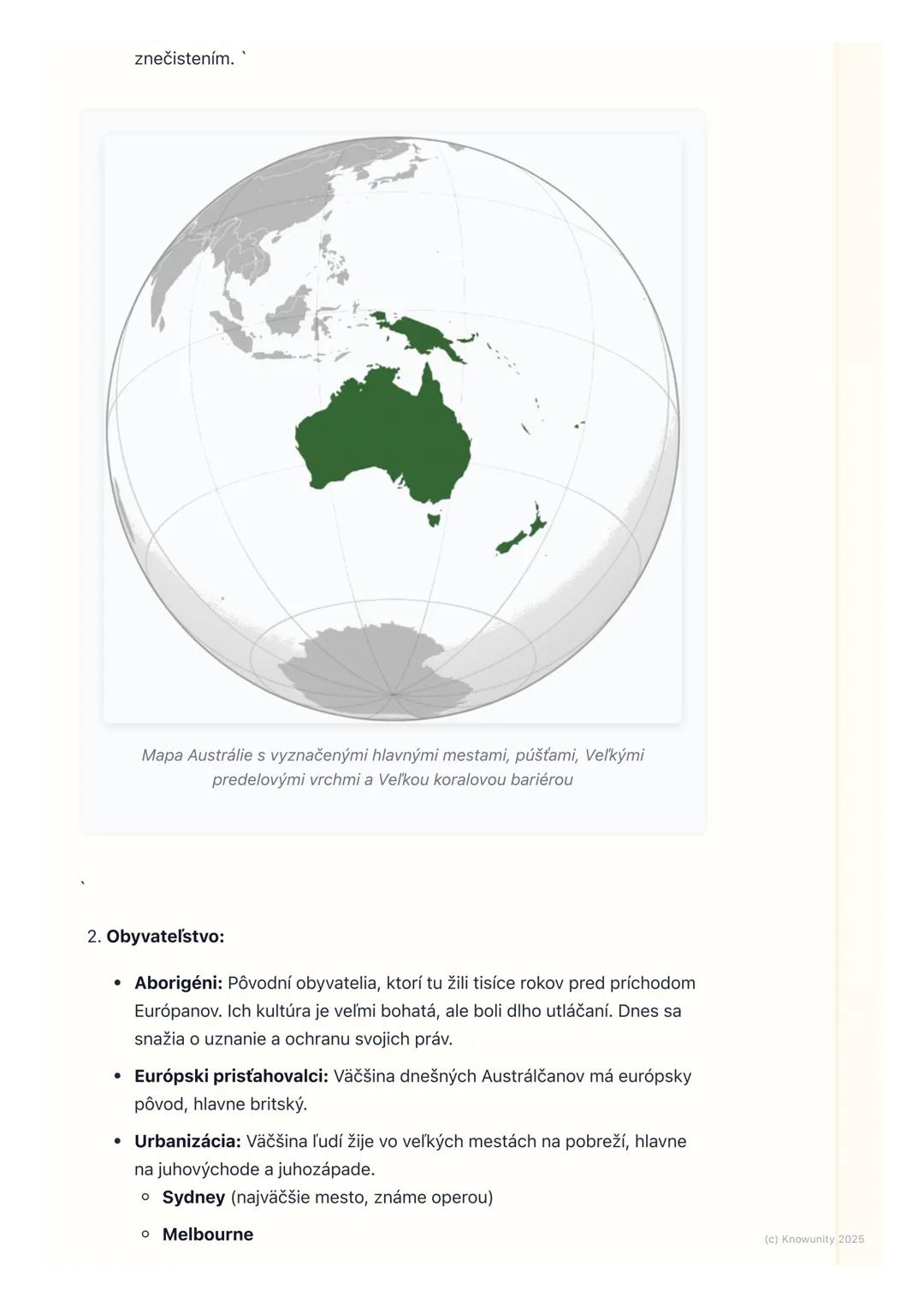 # Austrália a Oceánia

Prehľad Austrálie a Oceánie

Takže, ideme na Austráliu a Oceániu. Je to obrovský región, ktorý je
geograficky dosť iz