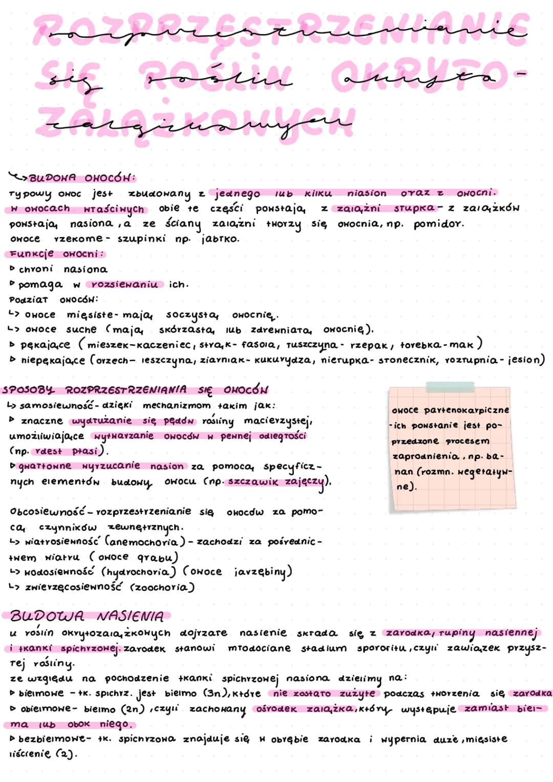 ROŚLINY NASIENNE
Są one typowymi organowcami i rolsinami naczyniowymi, a ich
r9zprzestrzenianie zachodzi za pośrednictwem nasion. Do roślin 