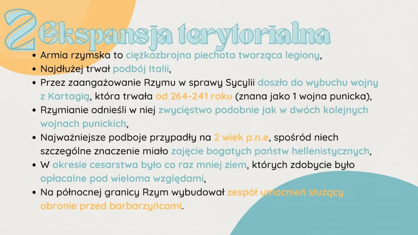 10
Imperium
-rzymskie Daly
• 753 rok p.n.e - data założenia
Rzymu
• 509 rok p.n.e - powstanie republiki
rzymskiej
300 rok p.n.e - prawne zró