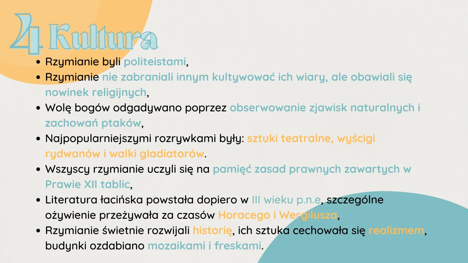 10
Imperium
-rzymskie Daly
• 753 rok p.n.e - data założenia
Rzymu
• 509 rok p.n.e - powstanie republiki
rzymskiej
300 rok p.n.e - prawne zró